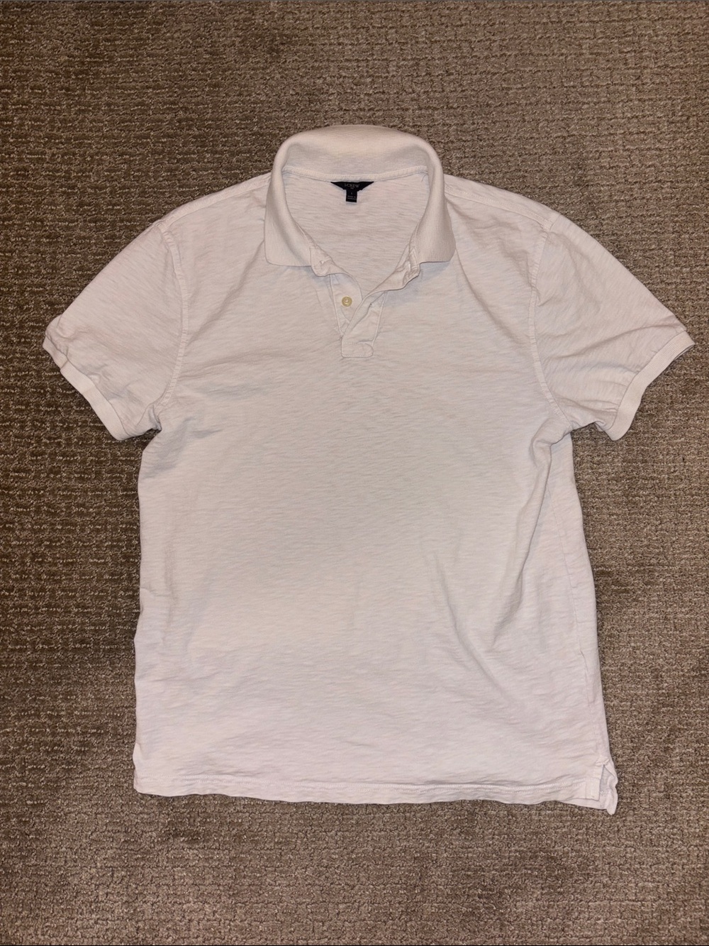 J.Crew White Polo Shirt Men’s Short Sleeve